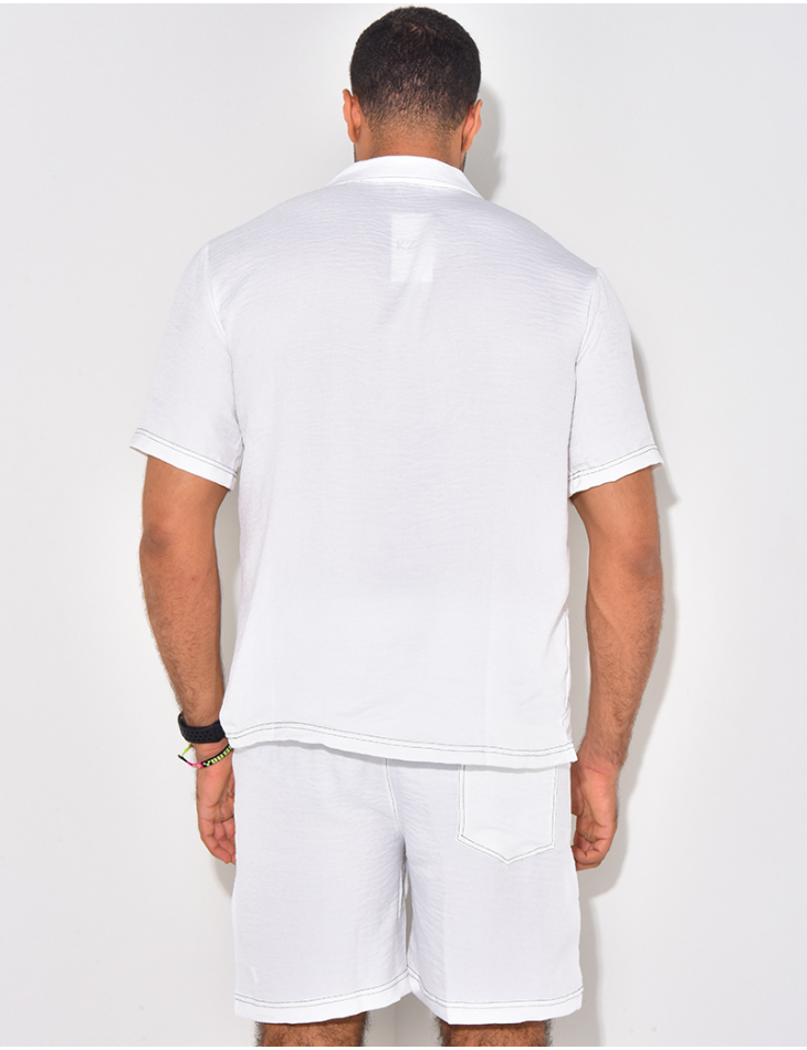 Ensemble short et chemise à poches Ensemble short et chemise à poches