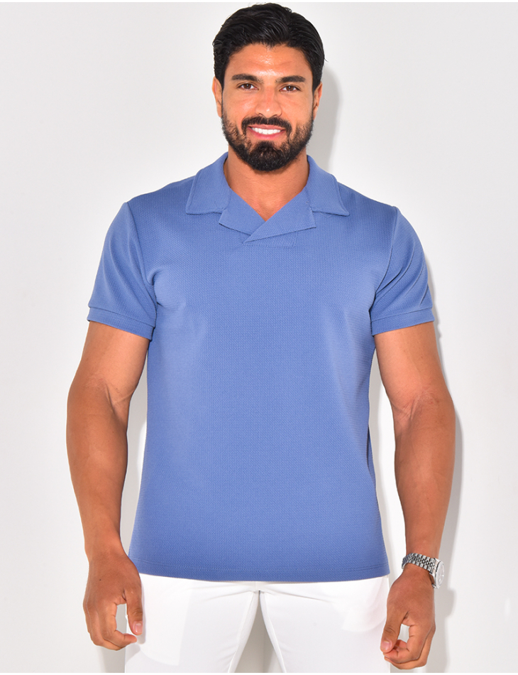 T-shirt col chemise