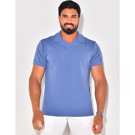 T-shirt col chemise