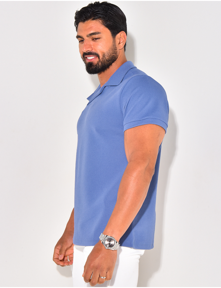 T-shirt col chemise