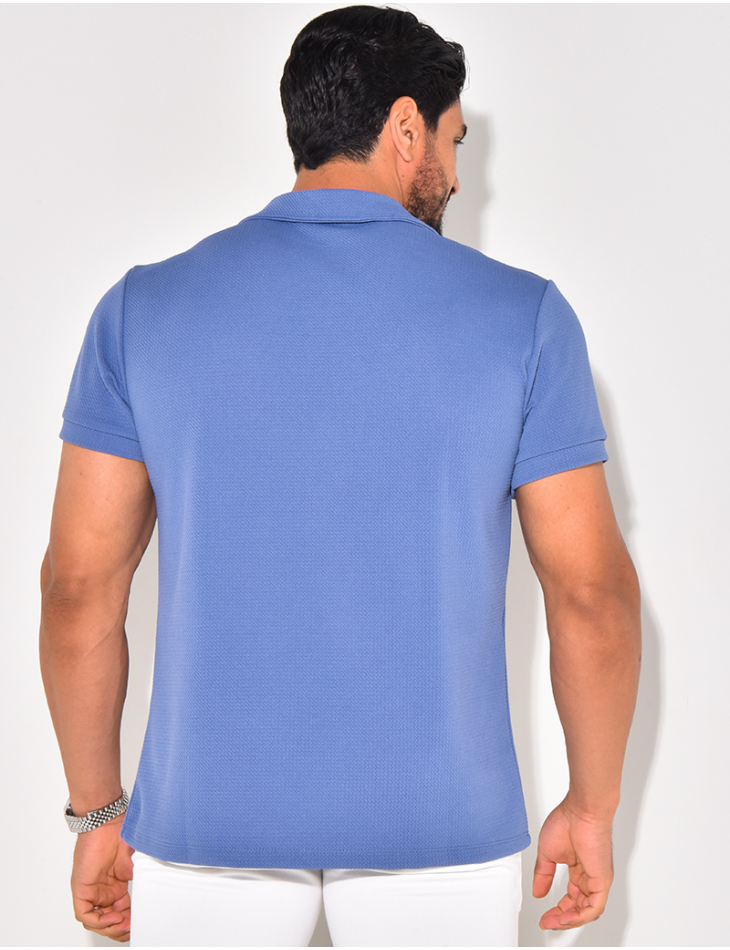 T-shirt col chemise