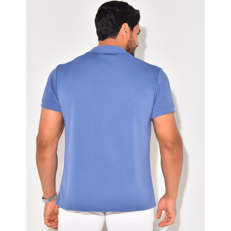T-shirt col chemise