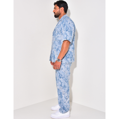 Ensemble jeans et veste destroy Ensemble jeans et veste destroy