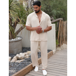 Ensemble pantalon et chemise fluide Ensemble pantalon et chemise fluide