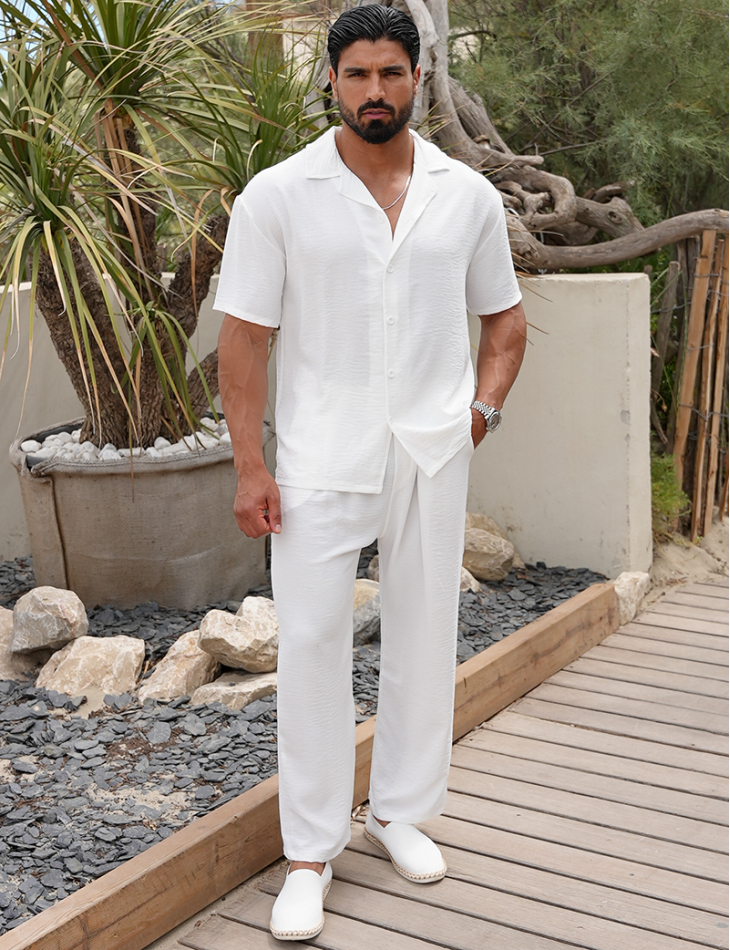 Ensemble pantalon et chemise fluide Ensemble pantalon et chemise fluide