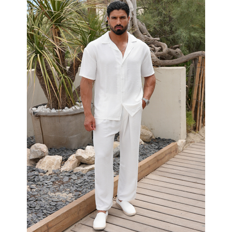 Ensemble pantalon et chemise fluide Ensemble pantalon et chemise fluide