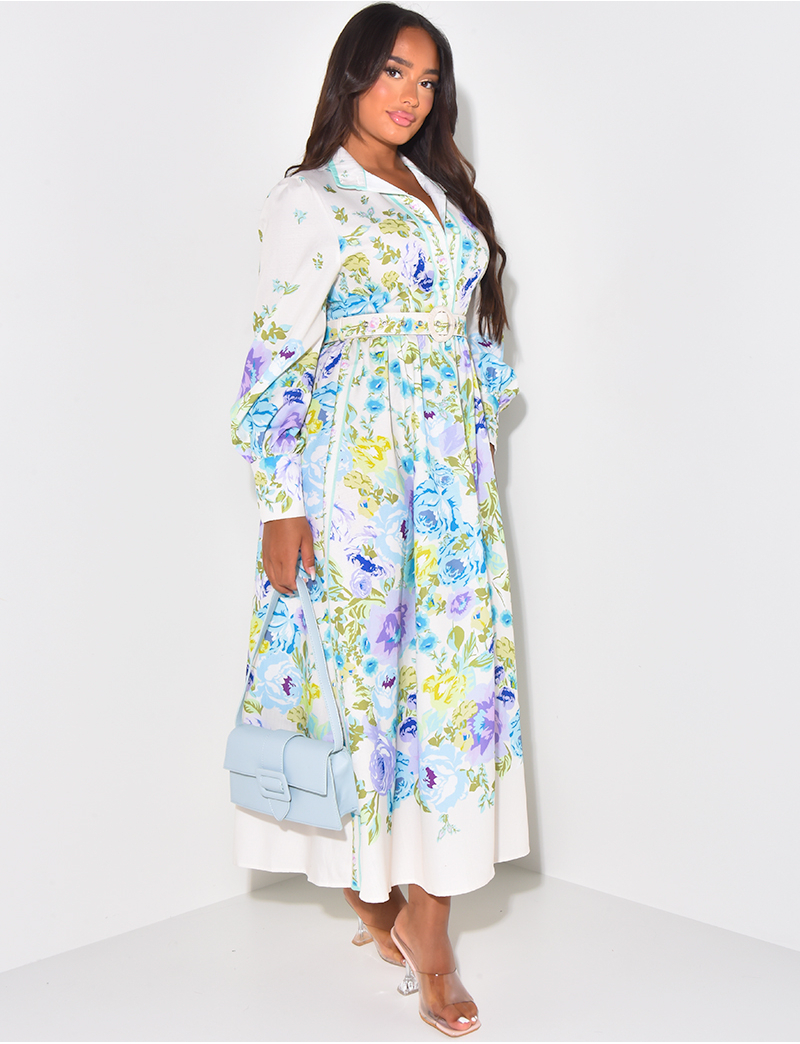 Tangada 2025, Damen-Kleid Mit Blumendruck, Kurzärm... - Viceal