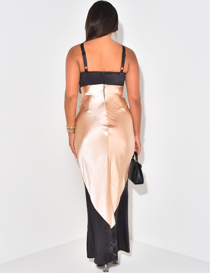 Robe longue bi-color Robe longue bi-color