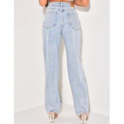 Jeans coupe droite style vintage