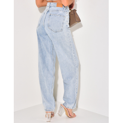 Jeans coupe droite style vintage