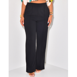 Pantalon de tailleur à ceinture élastique Pantalon de tailleur à ceinture élastique