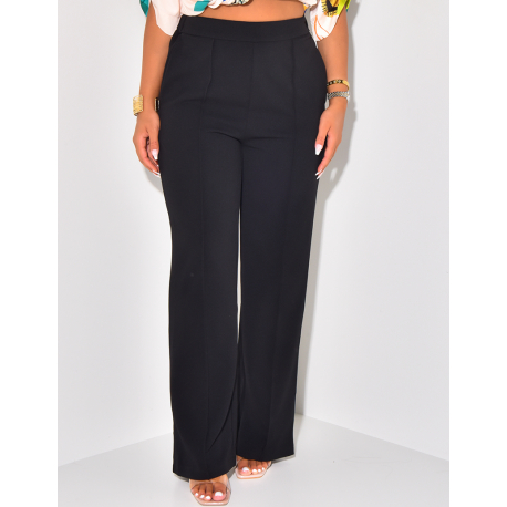 Pantalon de tailleur à ceinture élastique Pantalon de tailleur à ceinture élastique