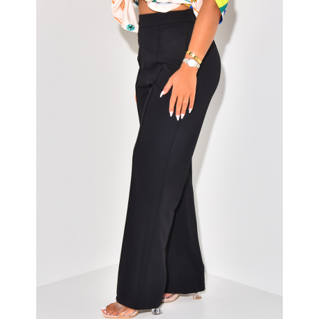 Pantalon de tailleur à ceinture élastique Pantalon de tailleur à ceinture élastique