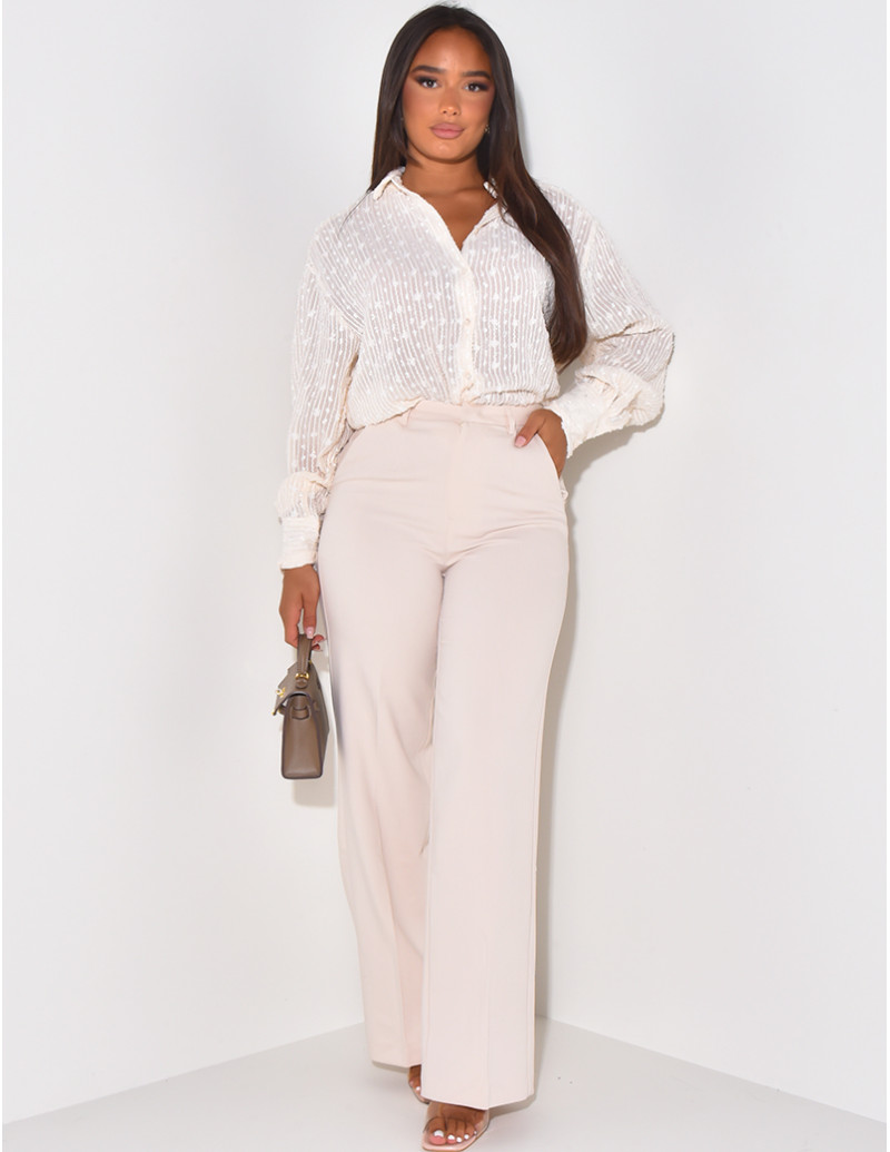 Gerade geschnittene...