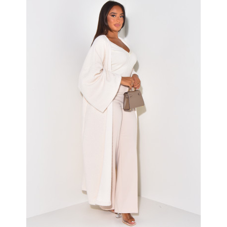 Soft oversize kimono