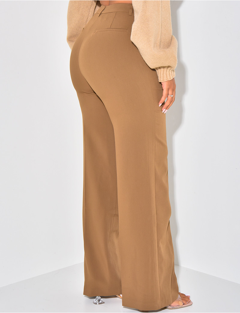 Pantalon tailleur effet denim (6) main image 1