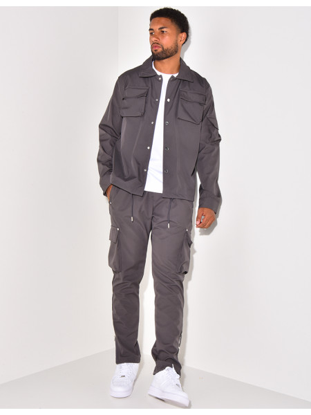 Set aus Hemd und Hose mit Taschen