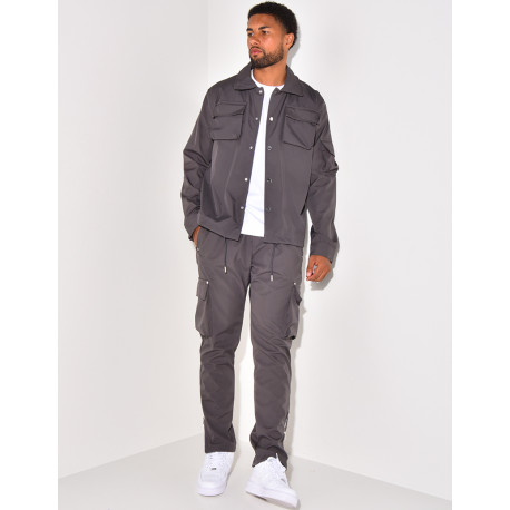 Set aus Hemd und Hose mit Taschen