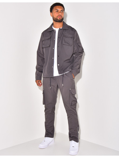 Set aus Hemd und Hose mit Taschen