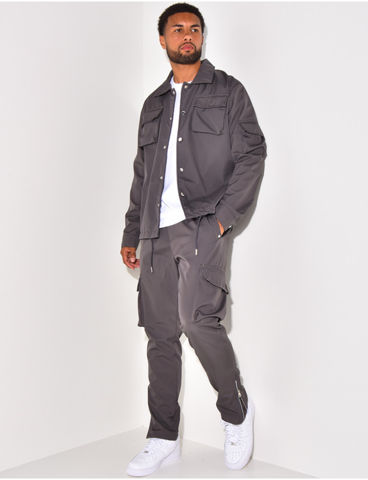 Set aus Hemd und Hose mit Taschen