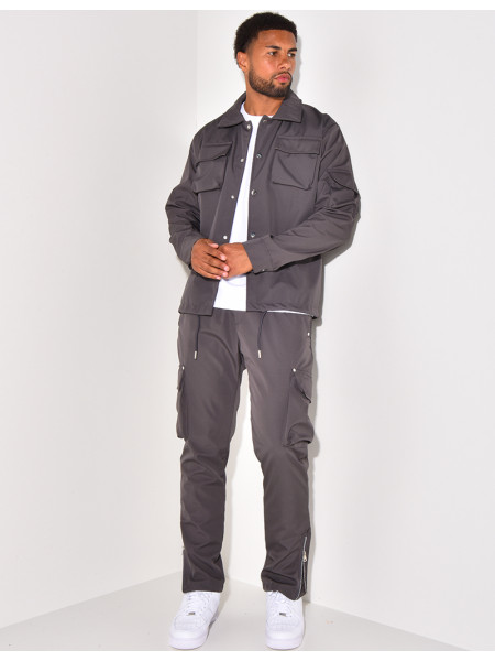 Set aus Hemd und Hose mit Taschen