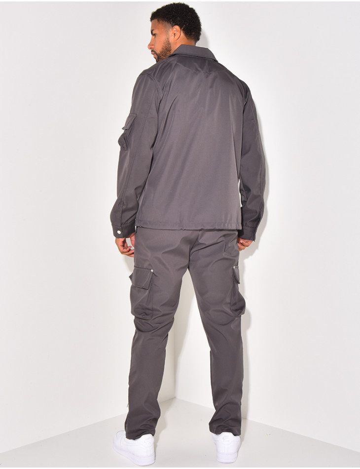 Set aus Hemd und Hose mit Taschen