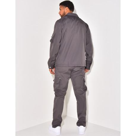 Set aus Hemd und Hose mit Taschen