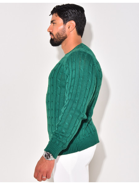 Gedrehter Pullover