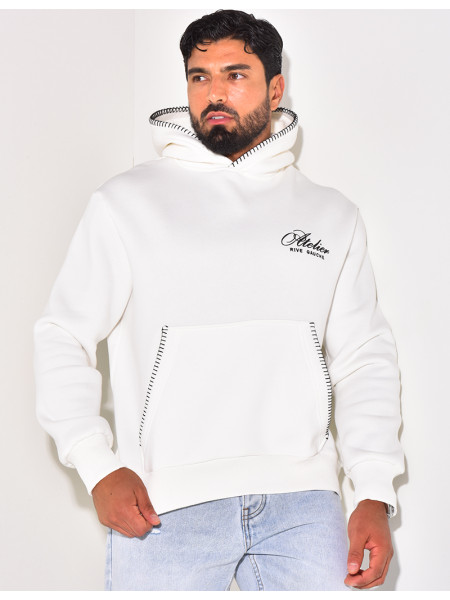 hooded sweatshirt ‘atelier RIVE GAUGE