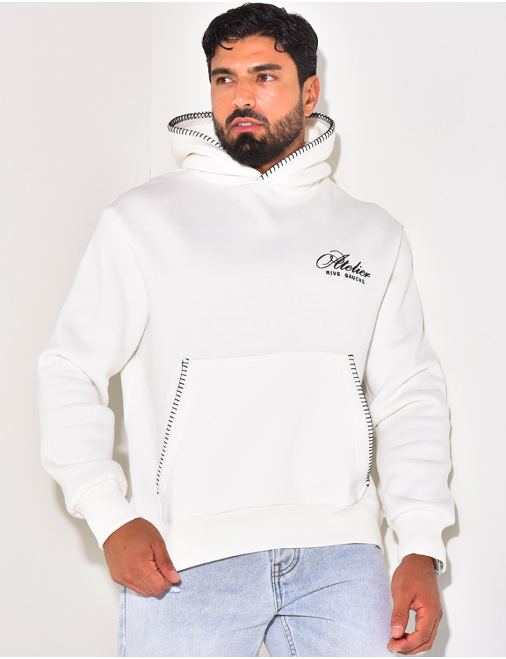 hooded sweatshirt ‘atelier RIVE GAUGE