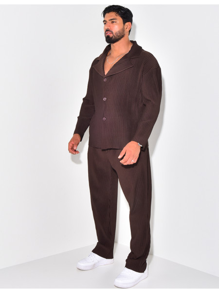 Ensemble Hemd Hose Plissee