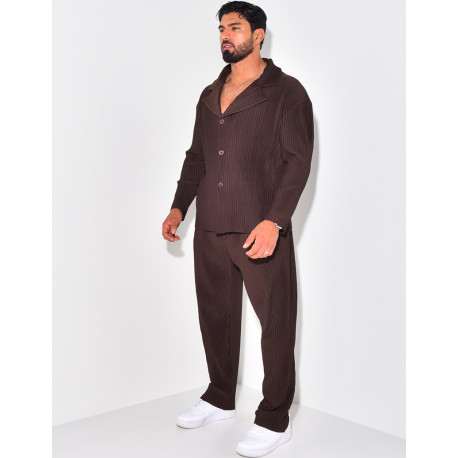 Ensemble Hemd Hose Plissee