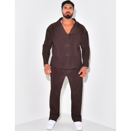 Ensemble Hemd Hose Plissee