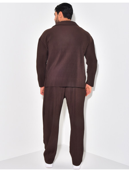 Ensemble Hemd Hose Plissee