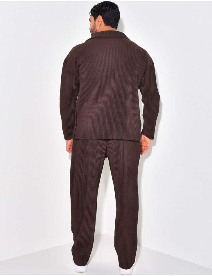 Ensemble Hemd Hose Plissee