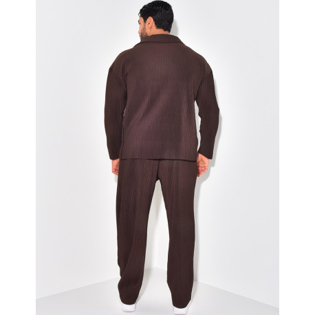 Ensemble Hemd Hose Plissee