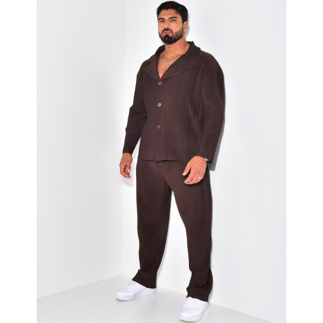 Ensemble Hemd Hose Plissee