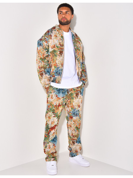 Veste à fleur