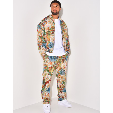 Veste à fleur