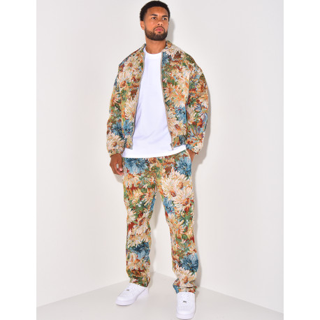 Veste à fleur