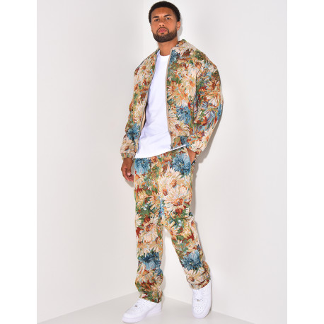 Veste à fleur