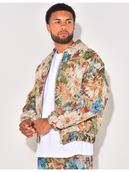 Veste à fleur
