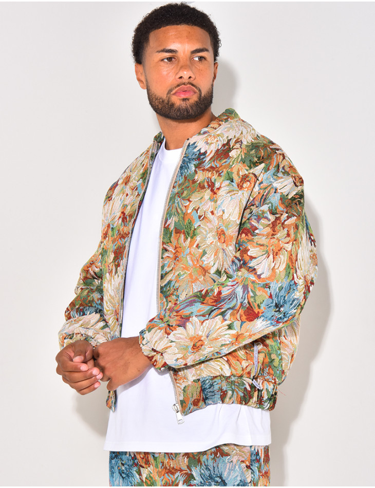 Veste à fleur