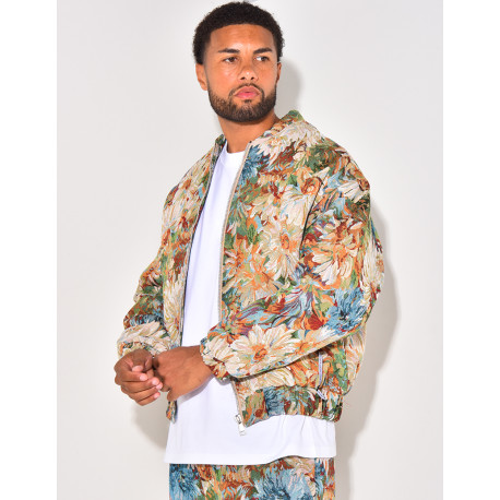 Veste à fleur