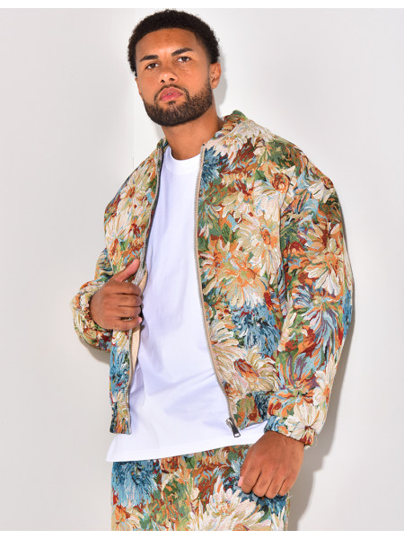 Veste à fleur