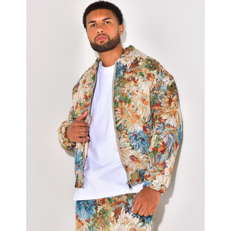 Veste à fleur