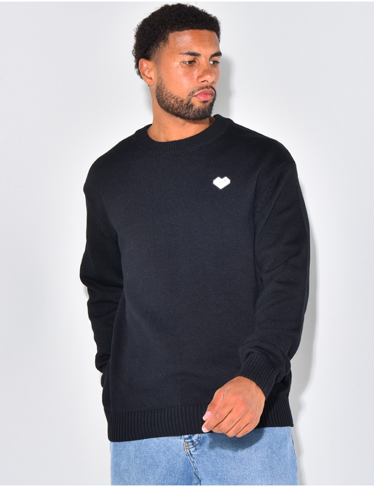 Pullover mit Herz