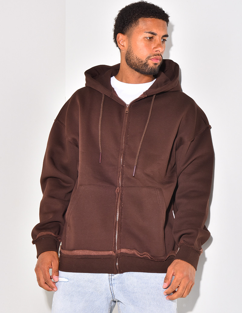 Jacke mit Nähten mit...