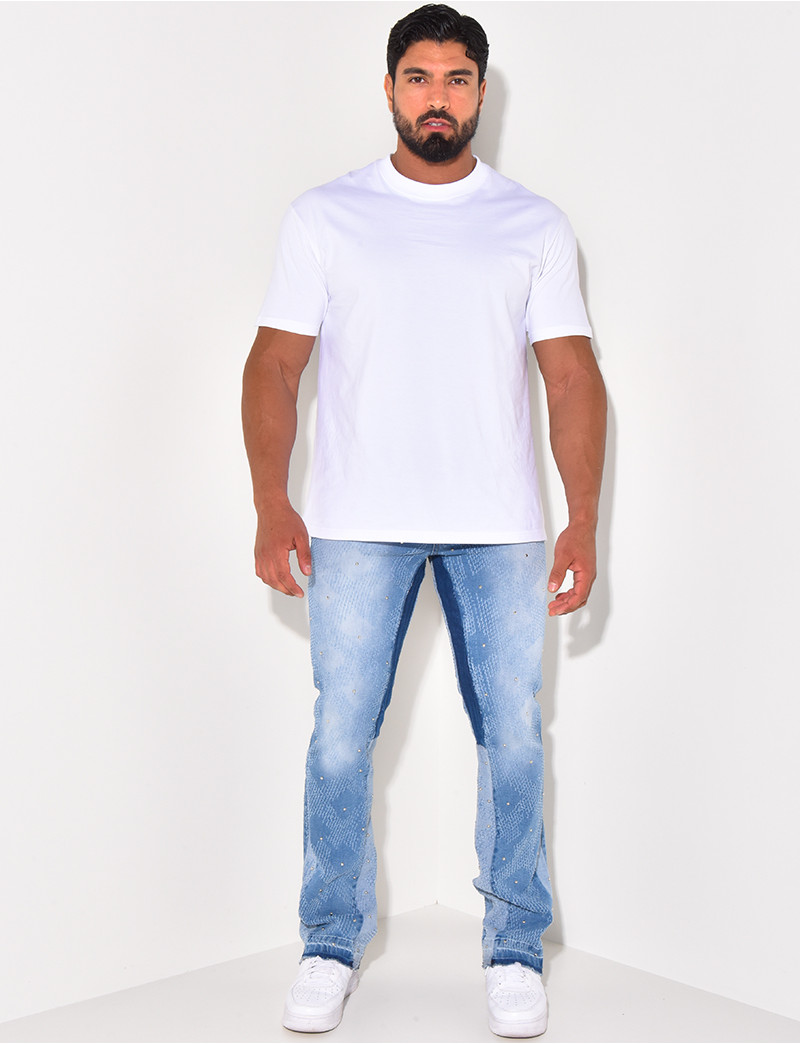 Jeans perles 14ans main image 1