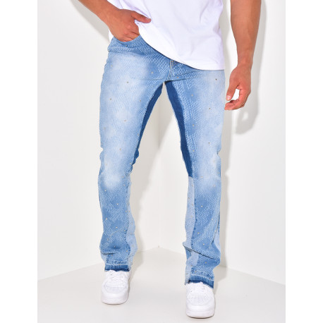 Jeans à perles